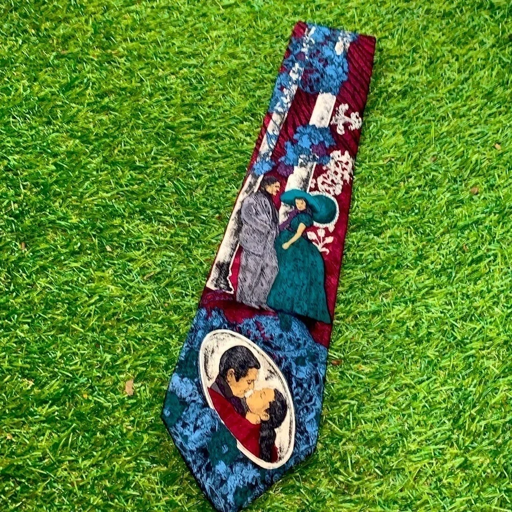 Vintage 1992 Gone With The Wind Men’s Necktie Tie Excellent Condition
